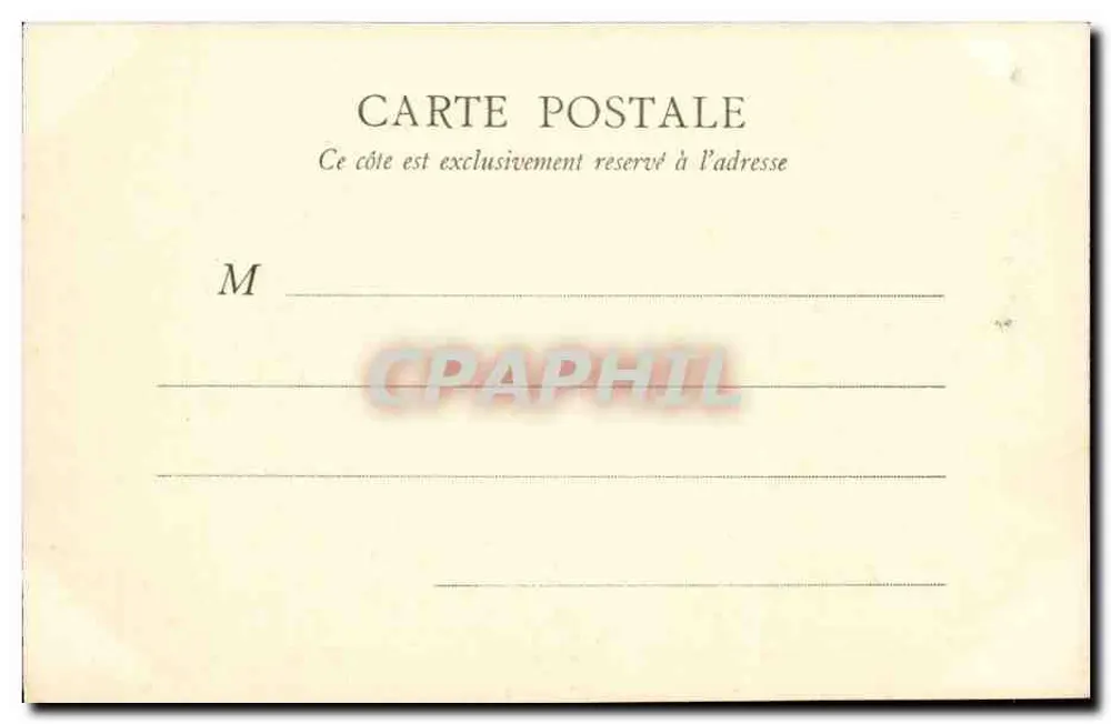 Versalhes — O Palácio (Fachada oeste) — B.F., Paris (1) - Verso