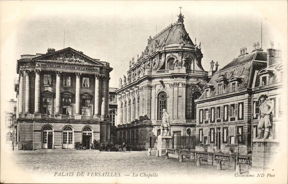 Palácio de Versalhes — A Capela — Coleções ND Fot - Frente