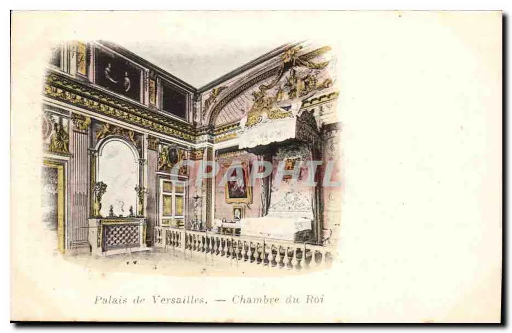 Palácio de Versalhes — Quarto do Rei - Frente