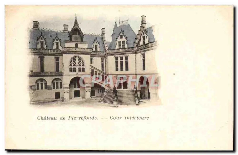Castelo de Pierrefonds — Cour interne — editor não identificado - Frente