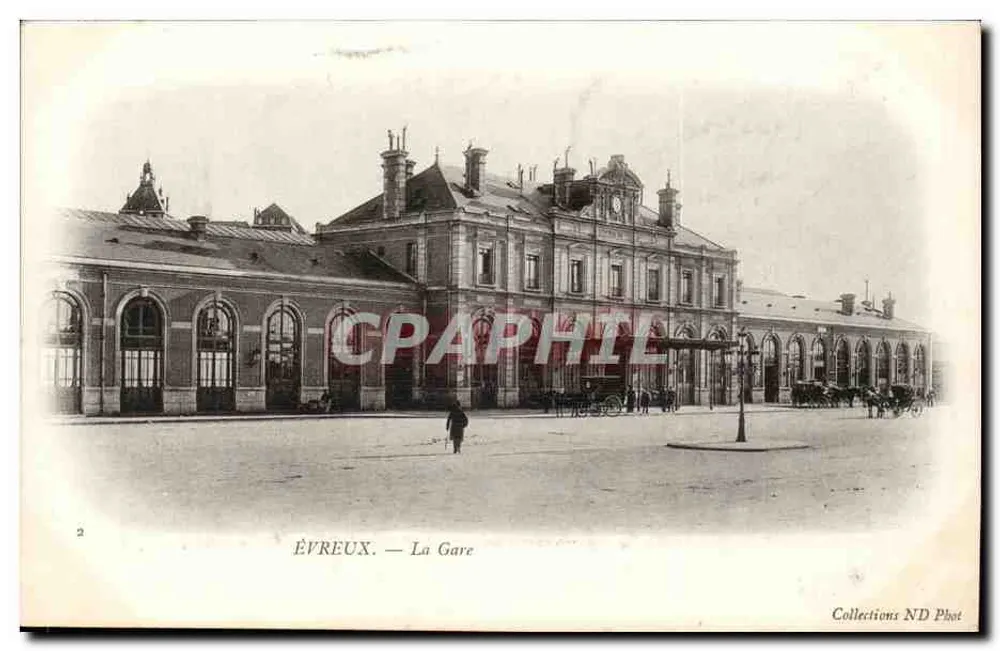 Évreux — A Estação — Collections ND Phot - Frente