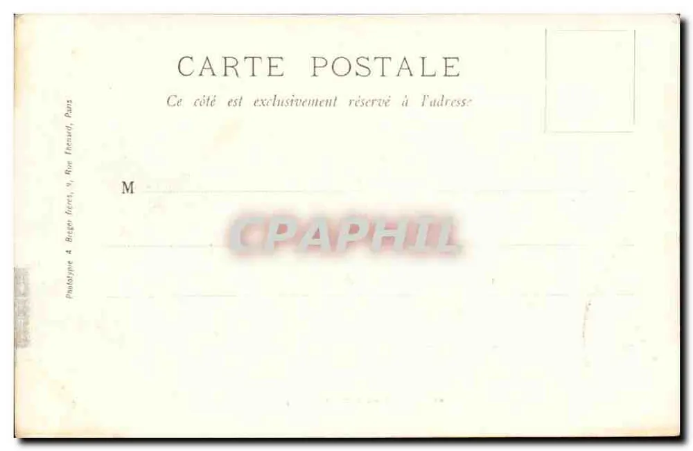 Évreux — O Hotel de Ville — G. Lebigre, Editor. - Verso