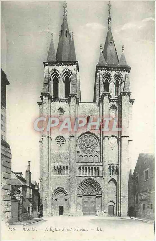 Blois — A Igreja de São Nicolau — LL. n° 148 - Frente