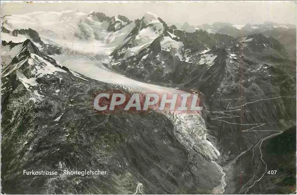 फर्का स्ट्रासे — रोन ग्लेशियर — स्विसएयर-फोटो संख्या 407 - आगे