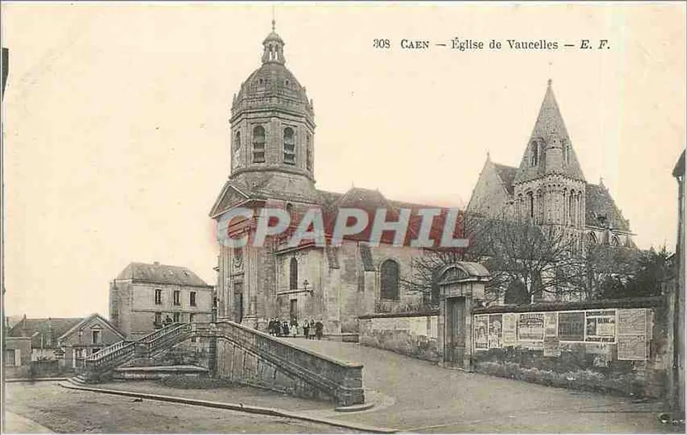 Igreja de Vaucelles — Caen — E. F. — n° 308 - Frente