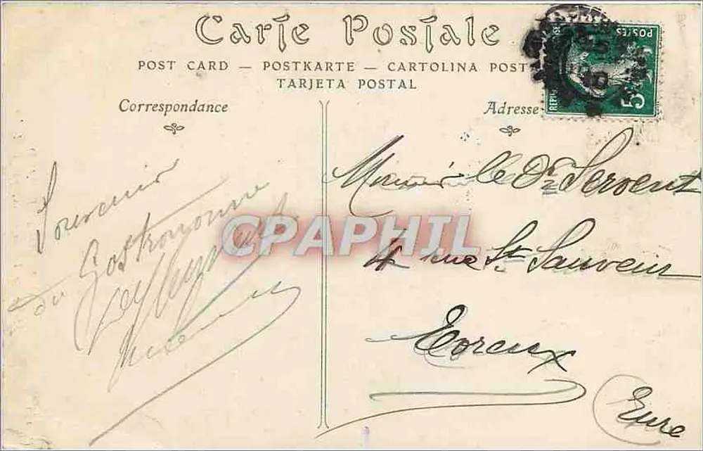 Clermont-Ferrand — Estátua de Vercingétorix por Bartholdi — n°176 - Verso