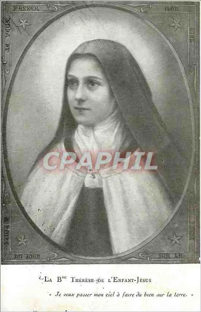 Irmã Thérèse de l'Enfant-Jésus — retrato — editor não identificado - Frente