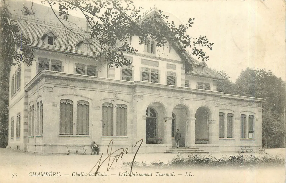 Challes-les-Eaux — Zespół Termalny — LL. - Awers