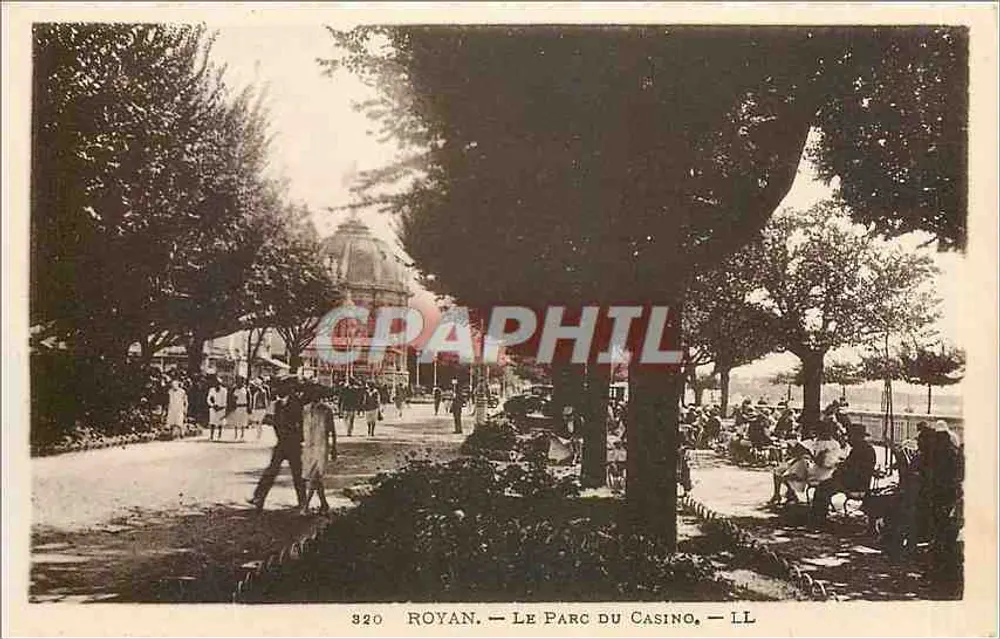 Royan — O Parque do Cassino — LL - Frente