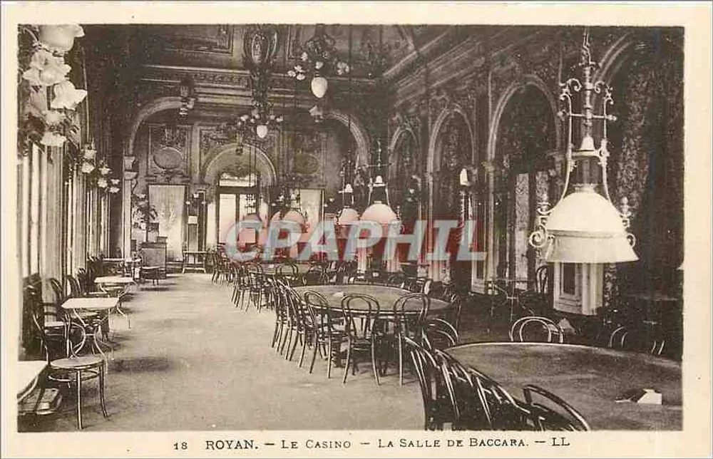 Royan — Le Casino — La Salle de Baccara — LL n°18 - Recto