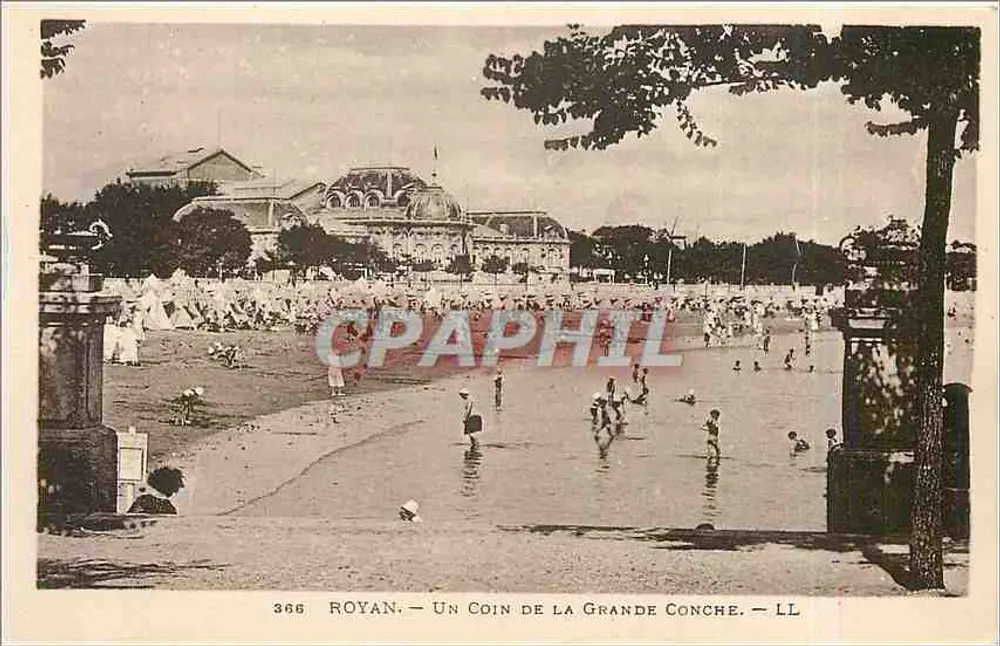 Royan — Un Angolo della Grande Conche — LL, n° 366 - Recto