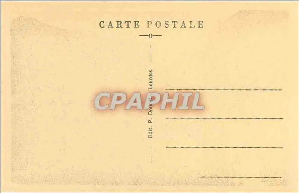 Gedre — Vista Geral e o Lago P.D. - Verso