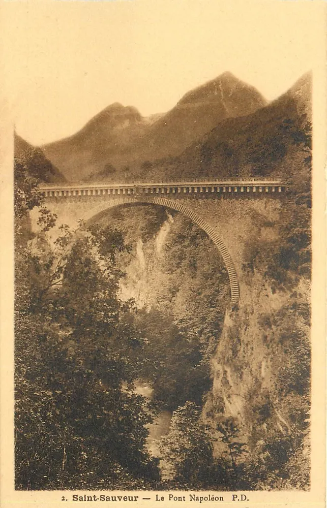 Saint-Sauveur — El Puente Napoleón — P.D. - Anverso
