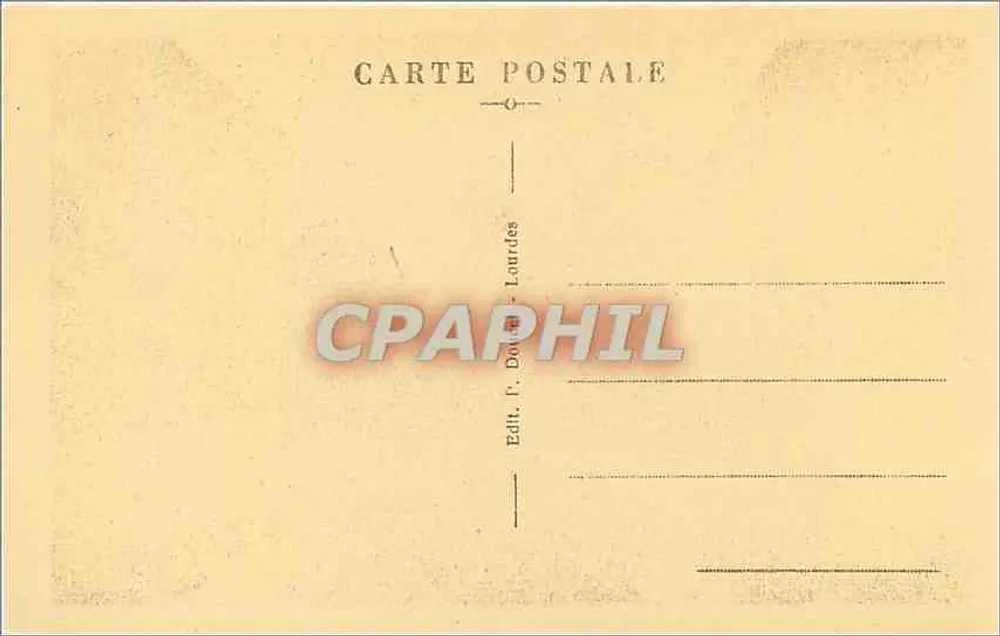 Cauterets — O Ponte da Espanha — P.D. - Verso