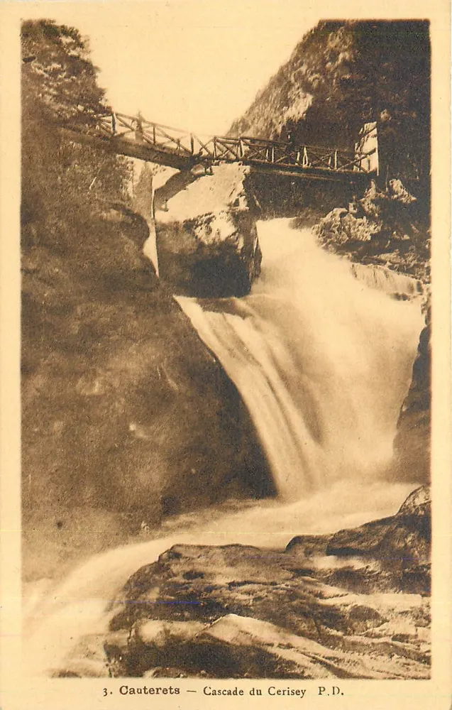 Cauterets — Cascata do Cerisey — P.D. - Frente
