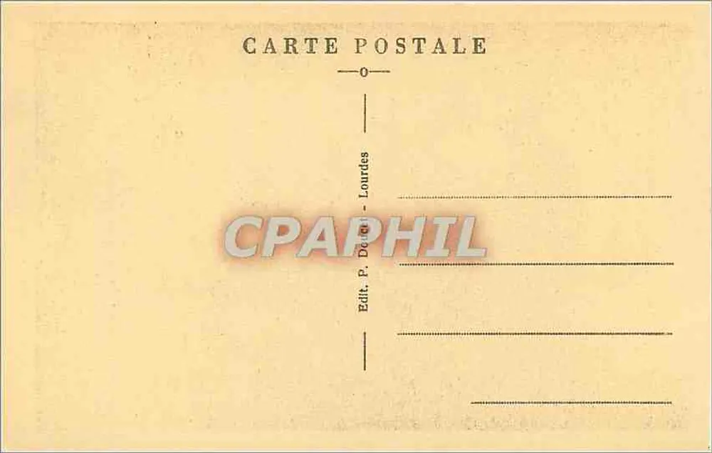 Cauterets — Cascata do Cerisey — P.D. - Verso