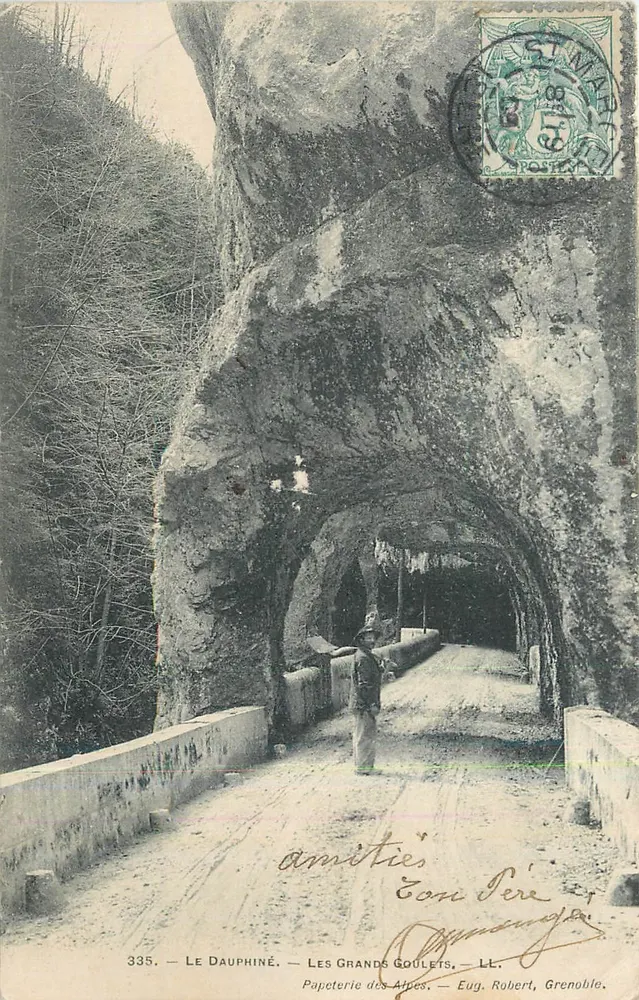 O Dauphiné — Os Grandes Goulets — Eug. Robert, Grenoble - Frente