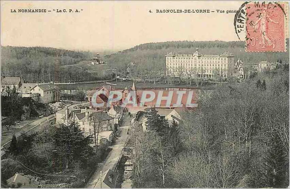 Bagnolles-de-l'Orne — Allgemeiner Blick — Antike Ansichtskarte - Vorderseite