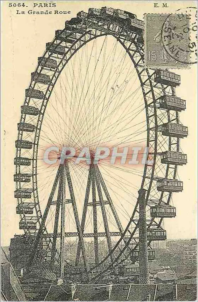 Paris — A Grande Roleta — E.M. n°5064 - Frente