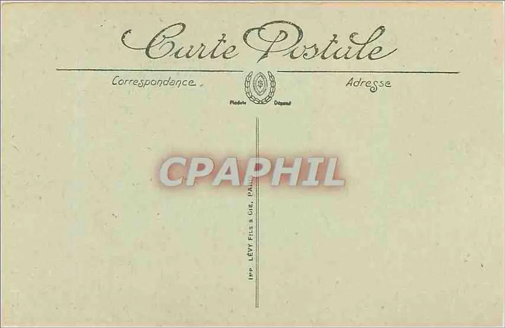 Clermont-Ferrand — Interior da N.-D. do Port — Selecta LL. n°134 - Verso