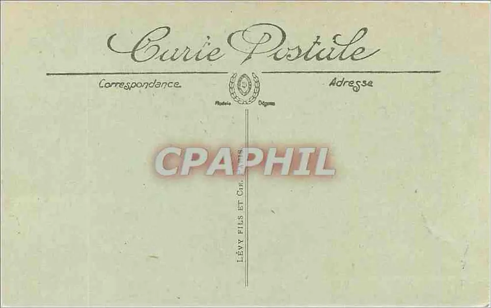 Lille — La porte intérieure de la Citadelle — Quartier Boufflers — Éditeur LL n°94 - Verso