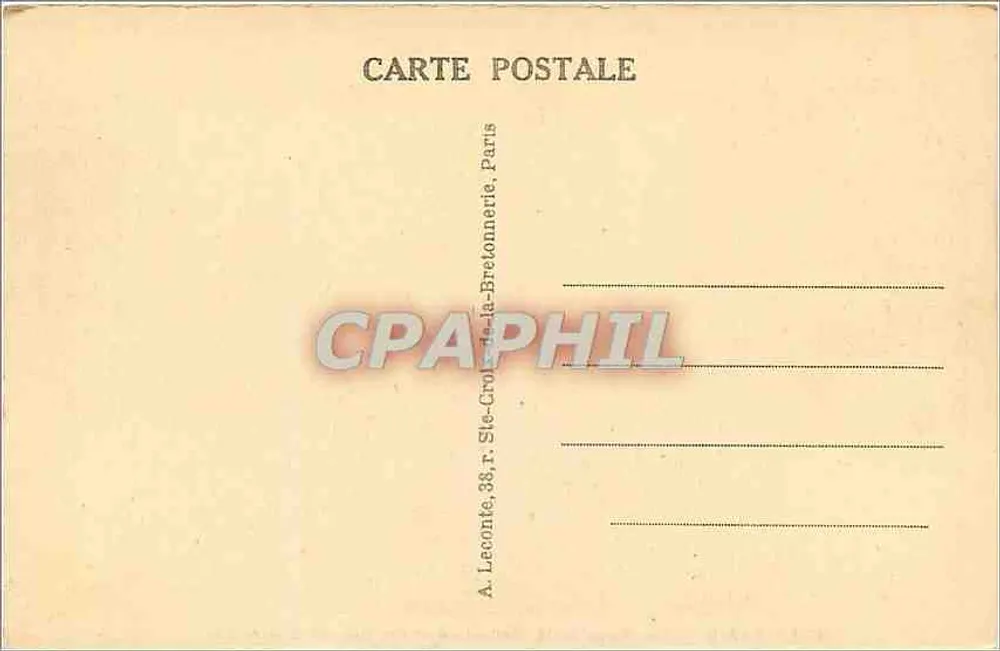 Paris — La Place de la Madeleine et les Grands Boulevards — A. Leconte, n°173 - Verso
