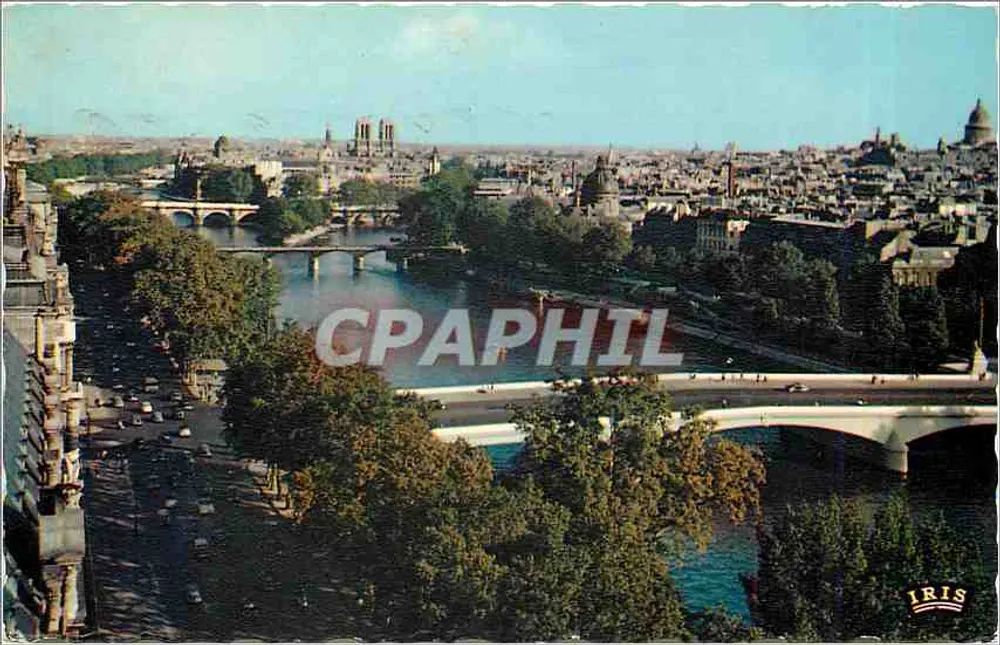 Paris — vista dos sete pontes — Éditions IRIS - Frente
