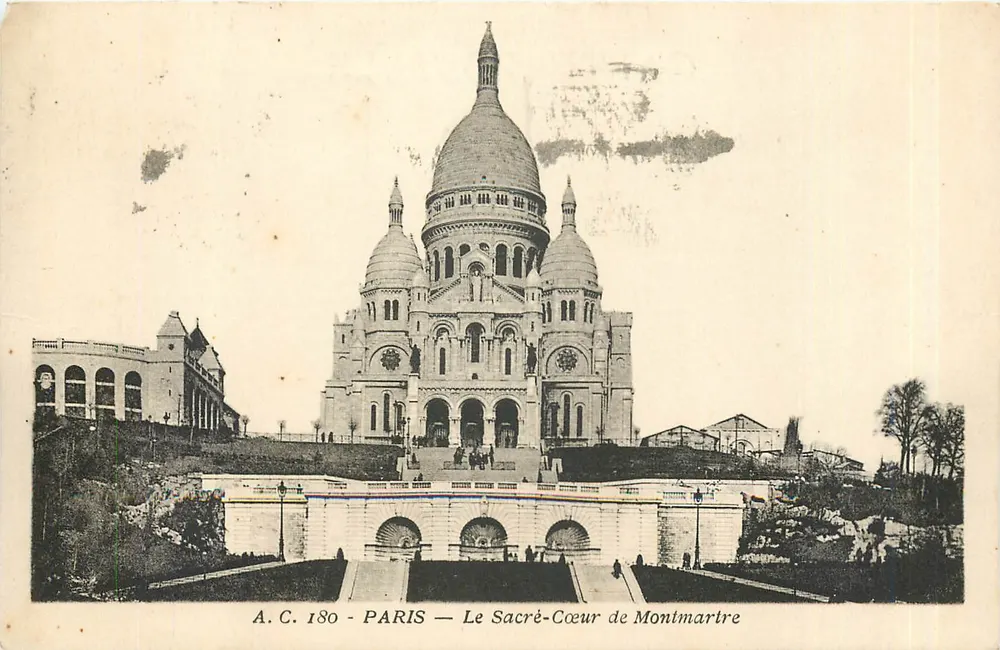 Le Sacré-Cœur de Montmartre — Paris — A.C. 180 - Recto