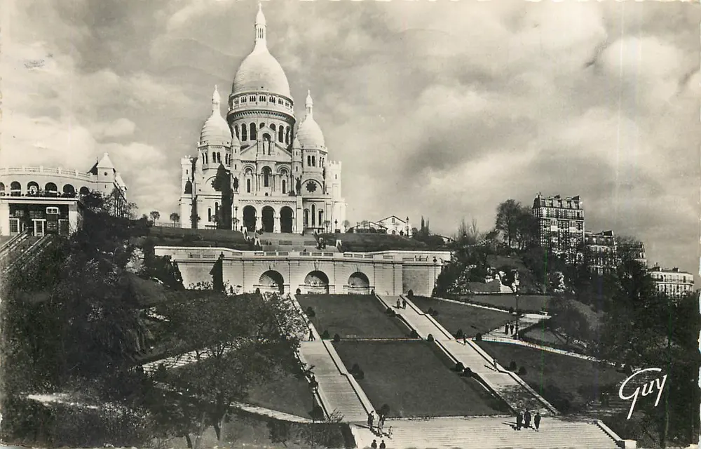 Basilique du Sacré-Cœur — Montmartre — Éditeur Guy, n° 3018 - Recto
