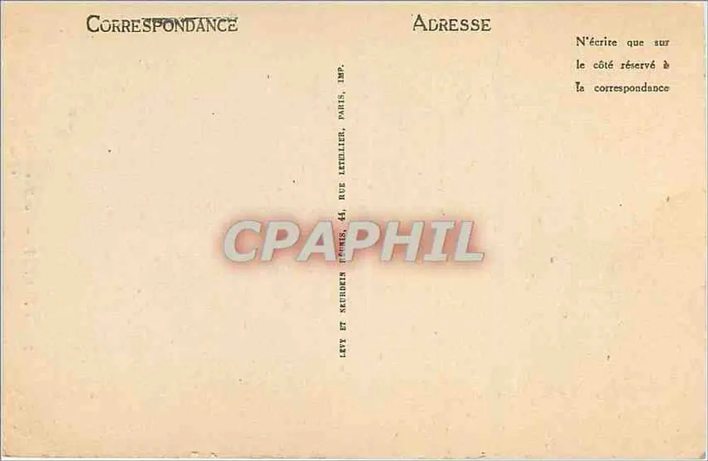 Etretat — Die Manéporte, die Nadel und die Porte d'Aval — ND - Rückseite