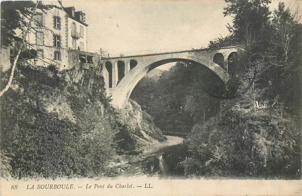 LA BOURBOULE — Most Charlet — LL. - Awers