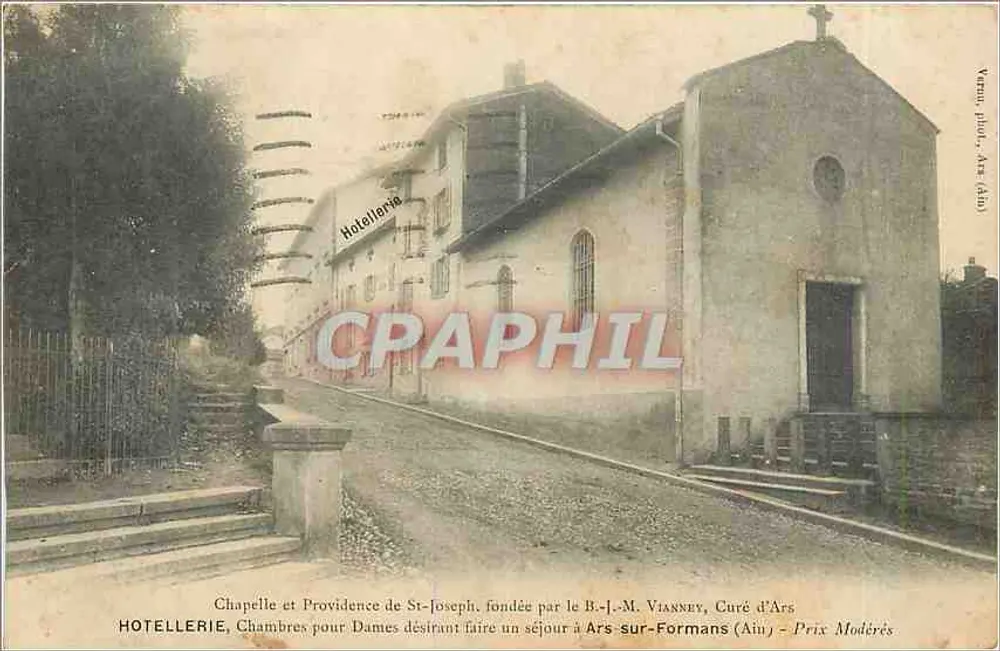 Kaplica i Przywilej św. Józefa — Ars-sur-Formans (Ain) — wydawca: Verne, Joliet, Ain (410) - Awers