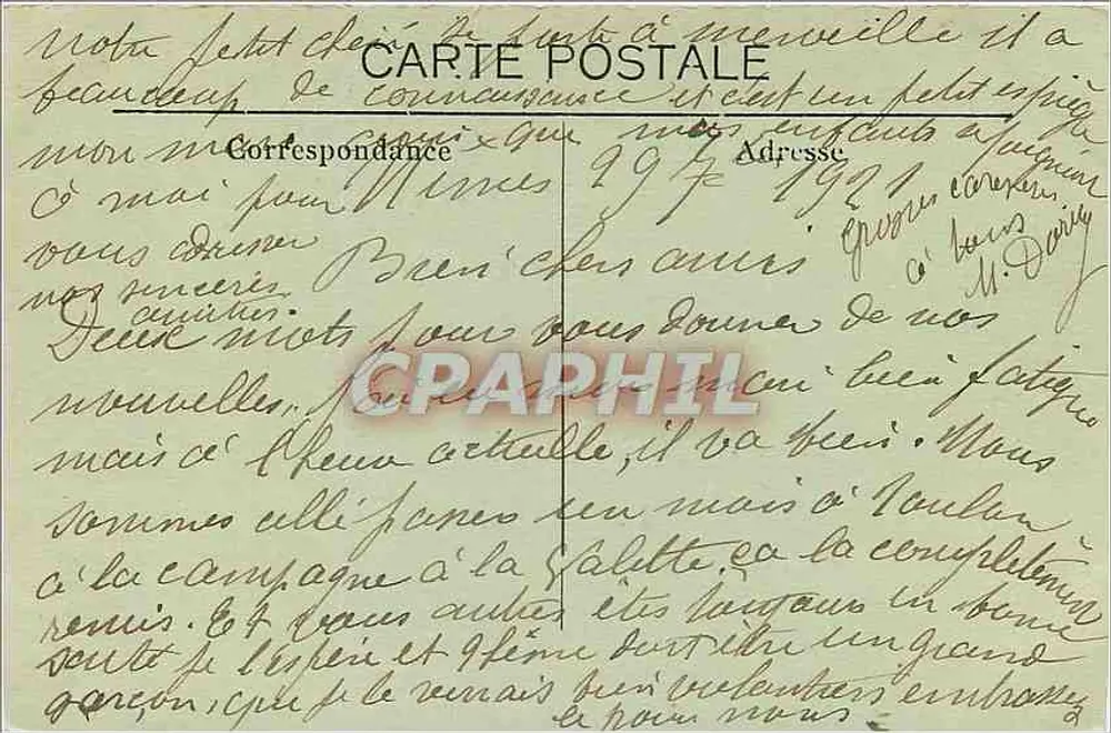 Nîmes — Avenida Victor-Hugo — A.R. - Verso
