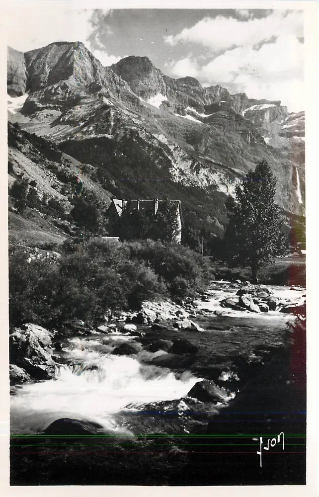 Cirque de Gavarnie (Höhe Pyrénées) — Der Gave und der Massiv des Marboré — Éditions d'Art Martel - Vorderseite