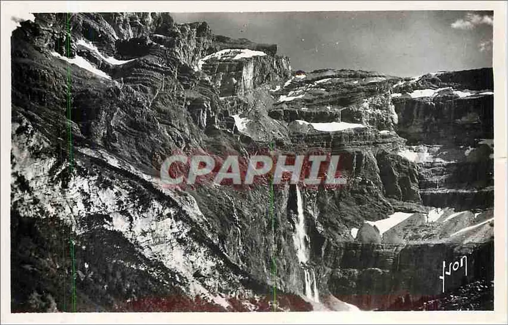 Cirque de Gavarnie (Htes-Pyr.) — et la grande cascade — Les Éditions d'Art Martel, Paris - Recto