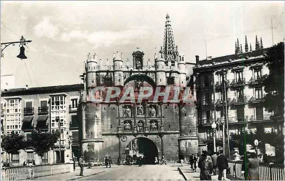 Burgos — Arc et pont de la Sainte Vierge — Éditions García Gamundilla - Recto