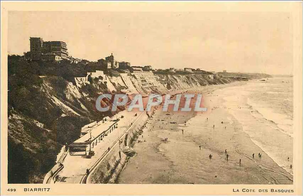 Biarritz — A Costa dos Bascos — Edição Printia - Frente