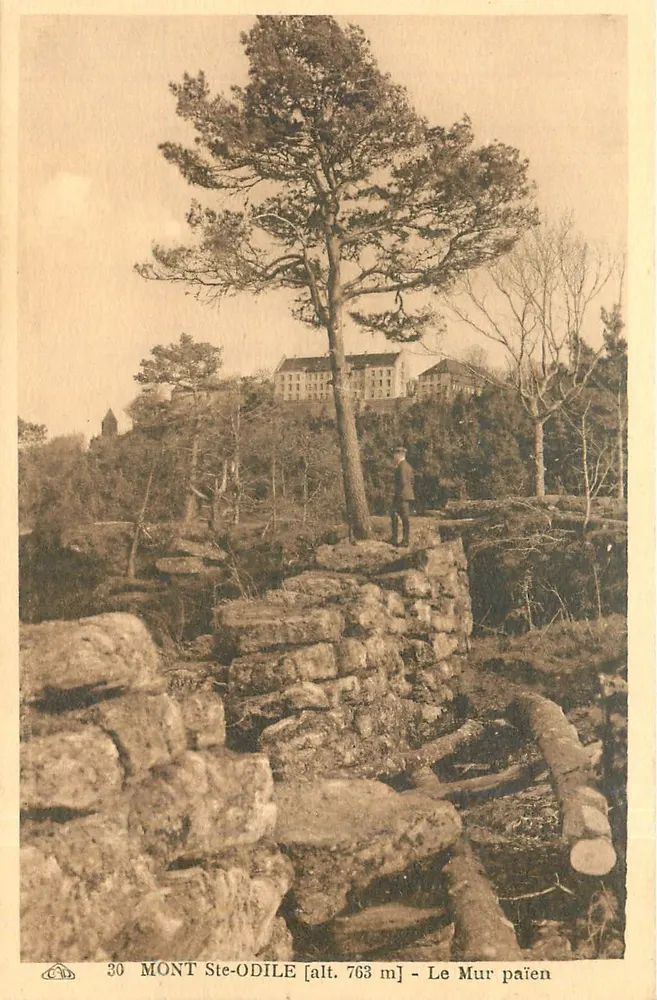 Mont Ste-Odile — The Pagan Wall — Publisher: Atelier des Arts Photographiques, Strasbourg - Front