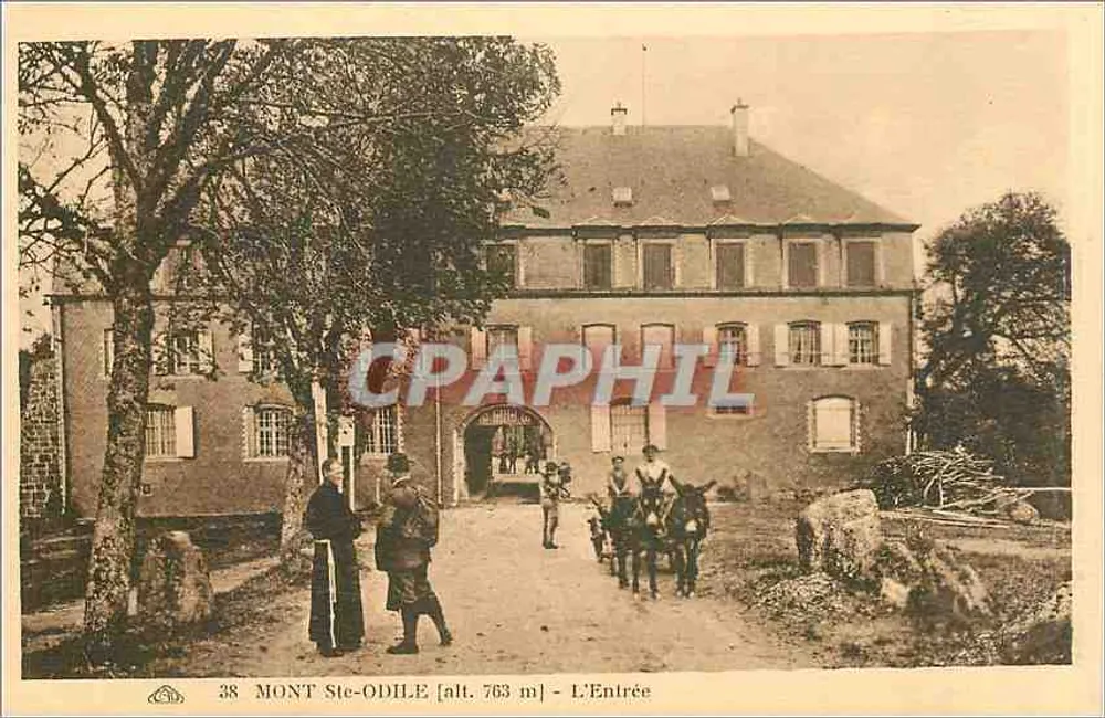 Mont Ste-Odile - A Entrada — editor: Atelier des Arts Photographiques, Strasbourg - Frente