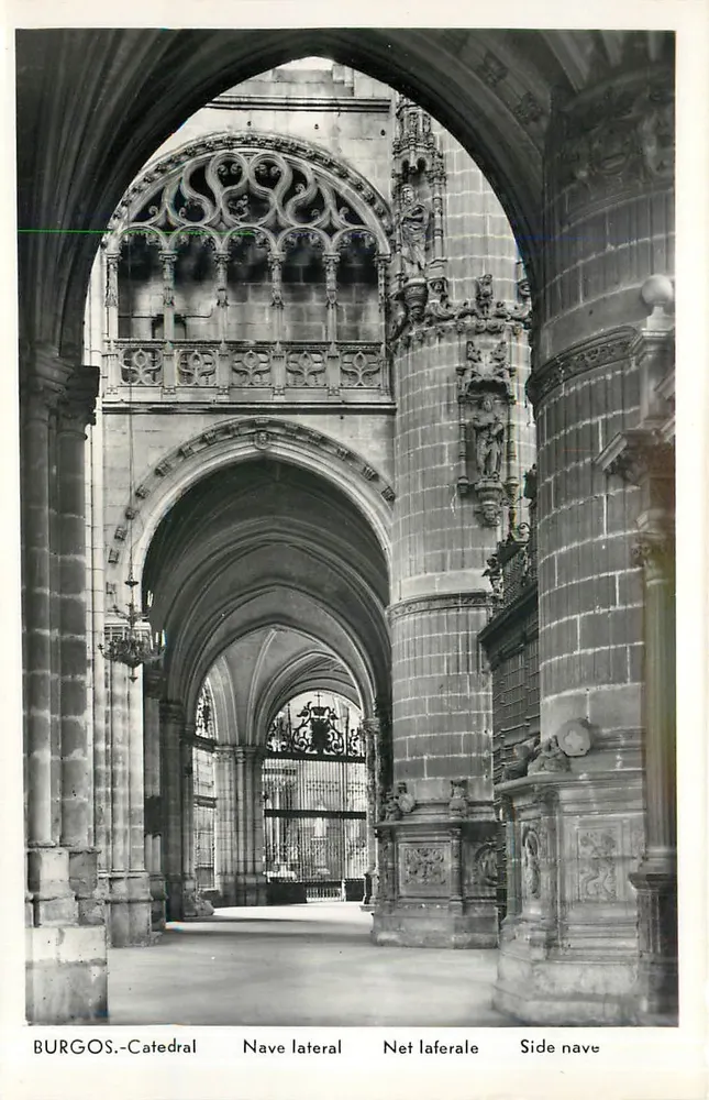 Burgos — Catedral — Nave lateral — Manipel Rio N° 14236 - Frente