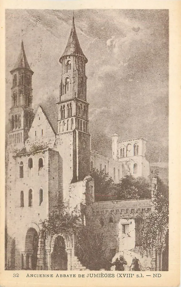 Ancient Abbey of Jumièges (18th century) — ND - Front