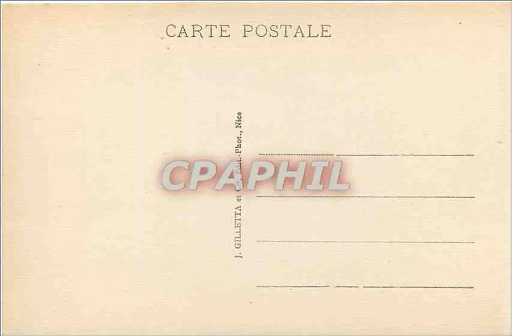 CANNES - Vista tra le Fioriture - Pergola — J. Gilletta, Nîmes - Verso