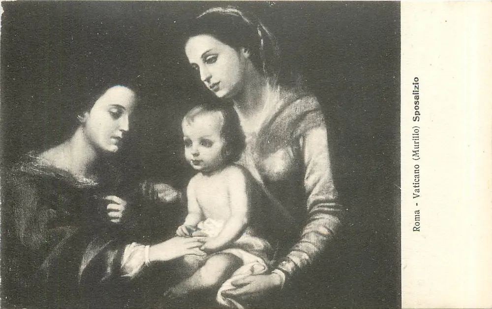 Vaticano - Sposalizio (Murilano) — reprodução de uma pintura — editor não identificado - Frente