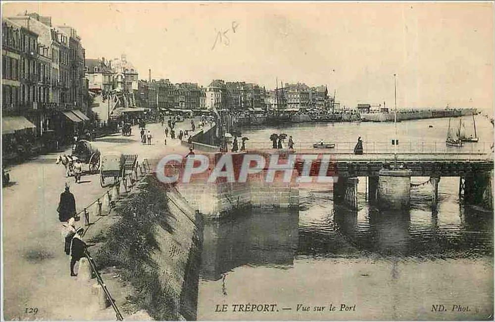 Le Tréport — Vista do Porto — ND. Fot. - Frente