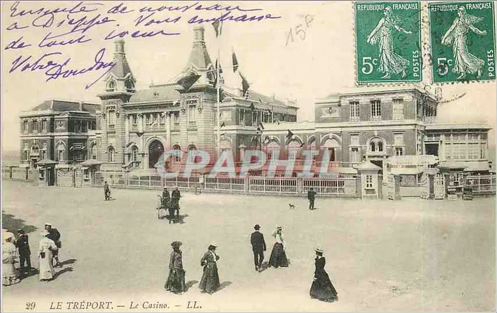 Le Tréport — O Casino — LL. n°29 - Frente