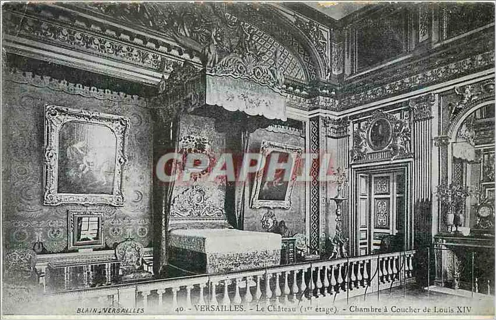 Versailles — Le Château (1er étage) — Chambre à Coucher de Louis XIV - Recto