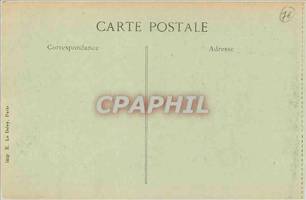 Sainte-Adresse — O Pão de Açúcar — Monumento erguido em homenagem ao General Conde Lefebvre-Desnoëttes - Verso