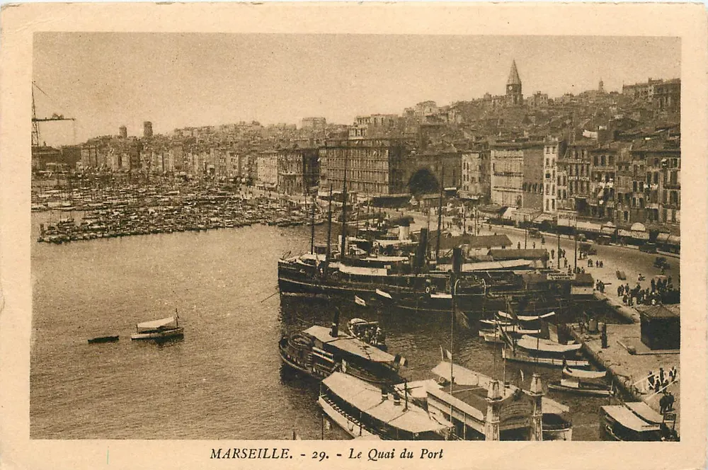 Marseille - 29 - Le Quai du Port — Édition Artisanale, Marseille, Rep. Int. - Recto