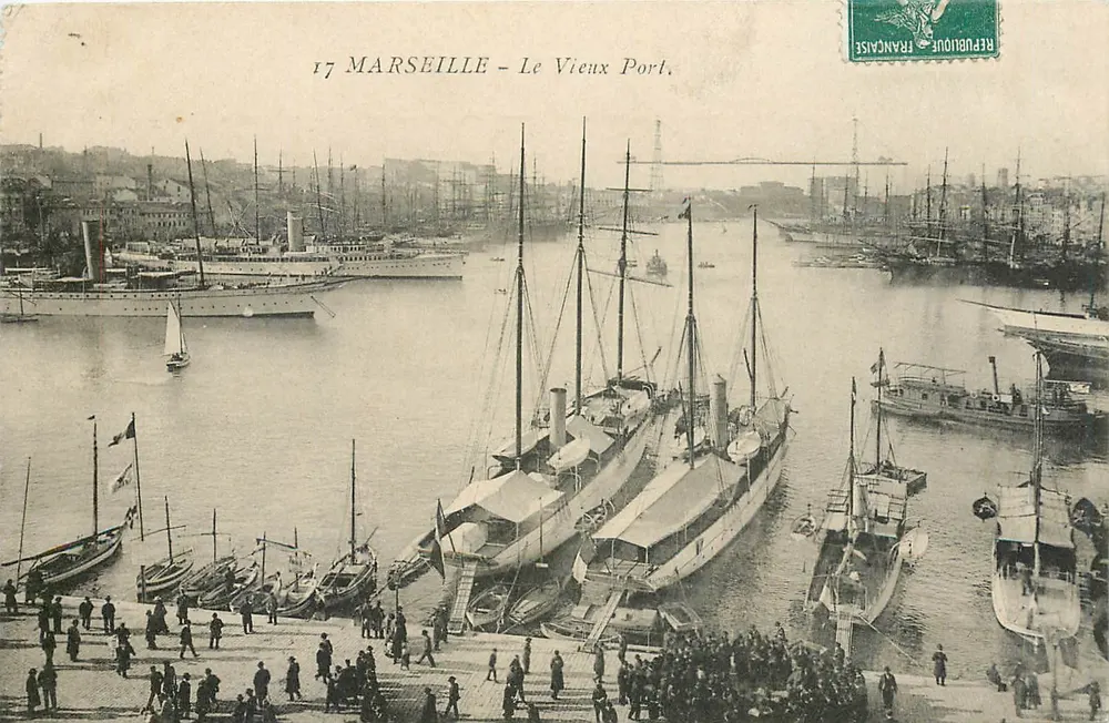 MARSEILLE — Le Vieux Port — Éditeur non identifié, n° 17 - Recto