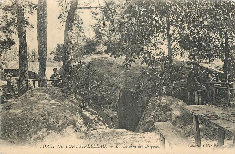 Forêt de Fontainebleau — La Caverne des Brigands — Collections ND Phot - Recto